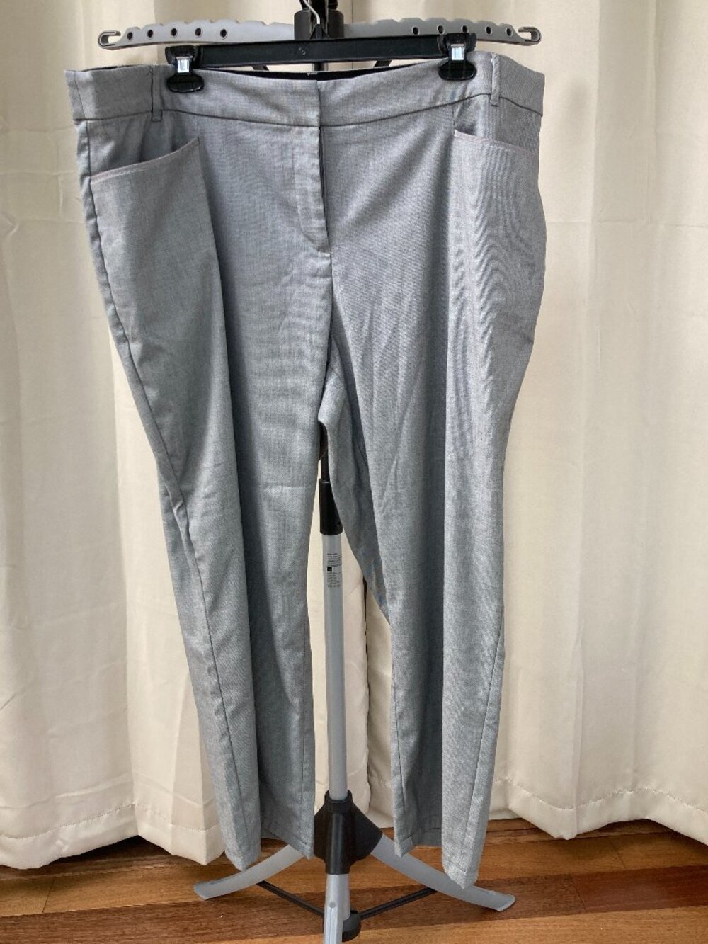 Lane Bryant 22 The Allie Gray Straight Leg Pant